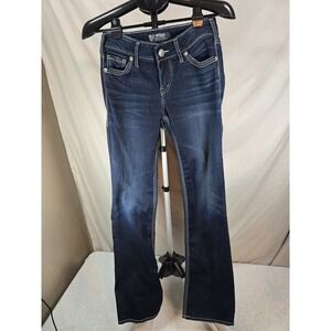 Silver Super Jeans W28 /‎ L33 Suki Mid Slim Boot